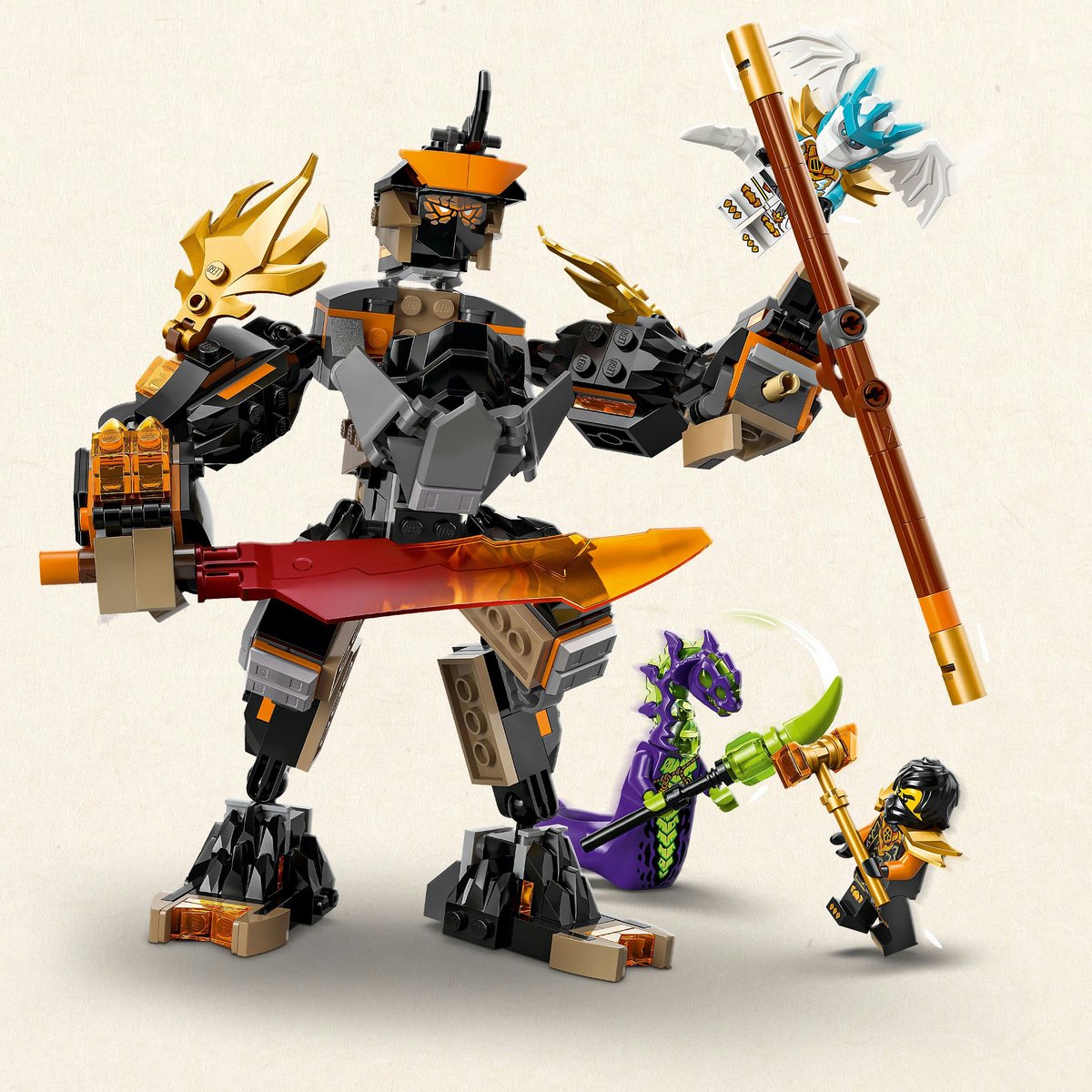 LEGO - Ninjago 71854 - Cole Missiemecha en Draak Zane — cadeau in Spellen & Speelgoed - foto 4