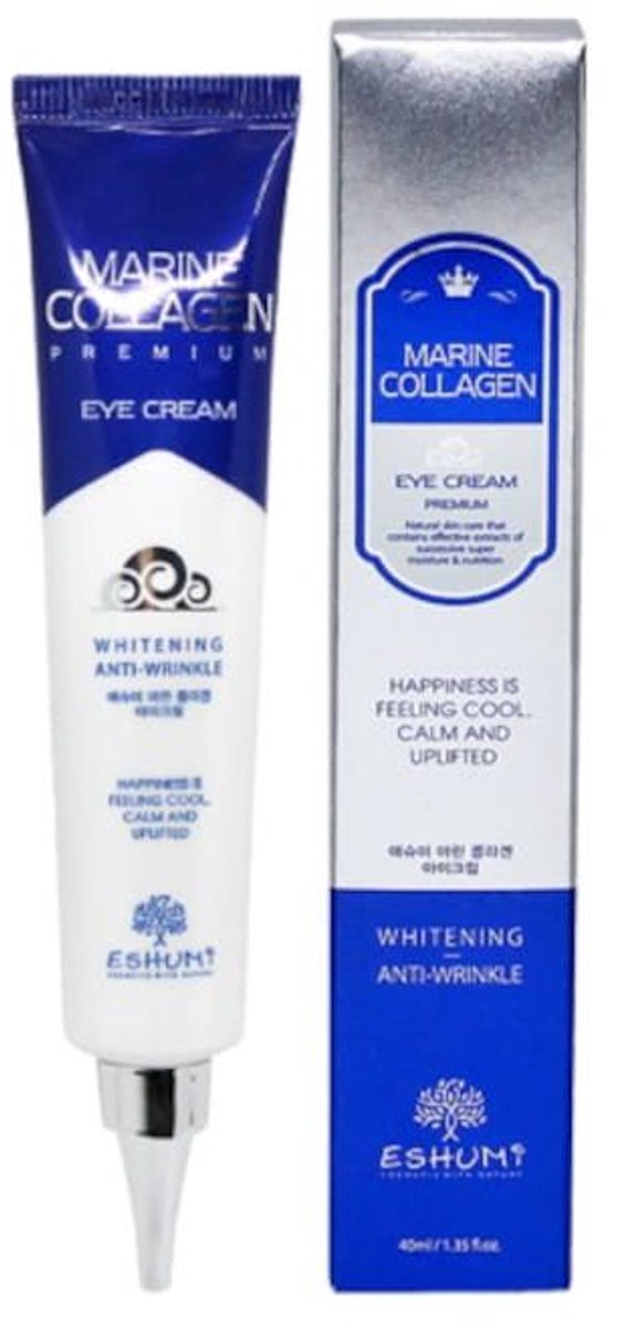 Doeltreffende Marine Collageen Oogcrème - duindoorn - Anemarrhena - vermindert rimpels 40 ml