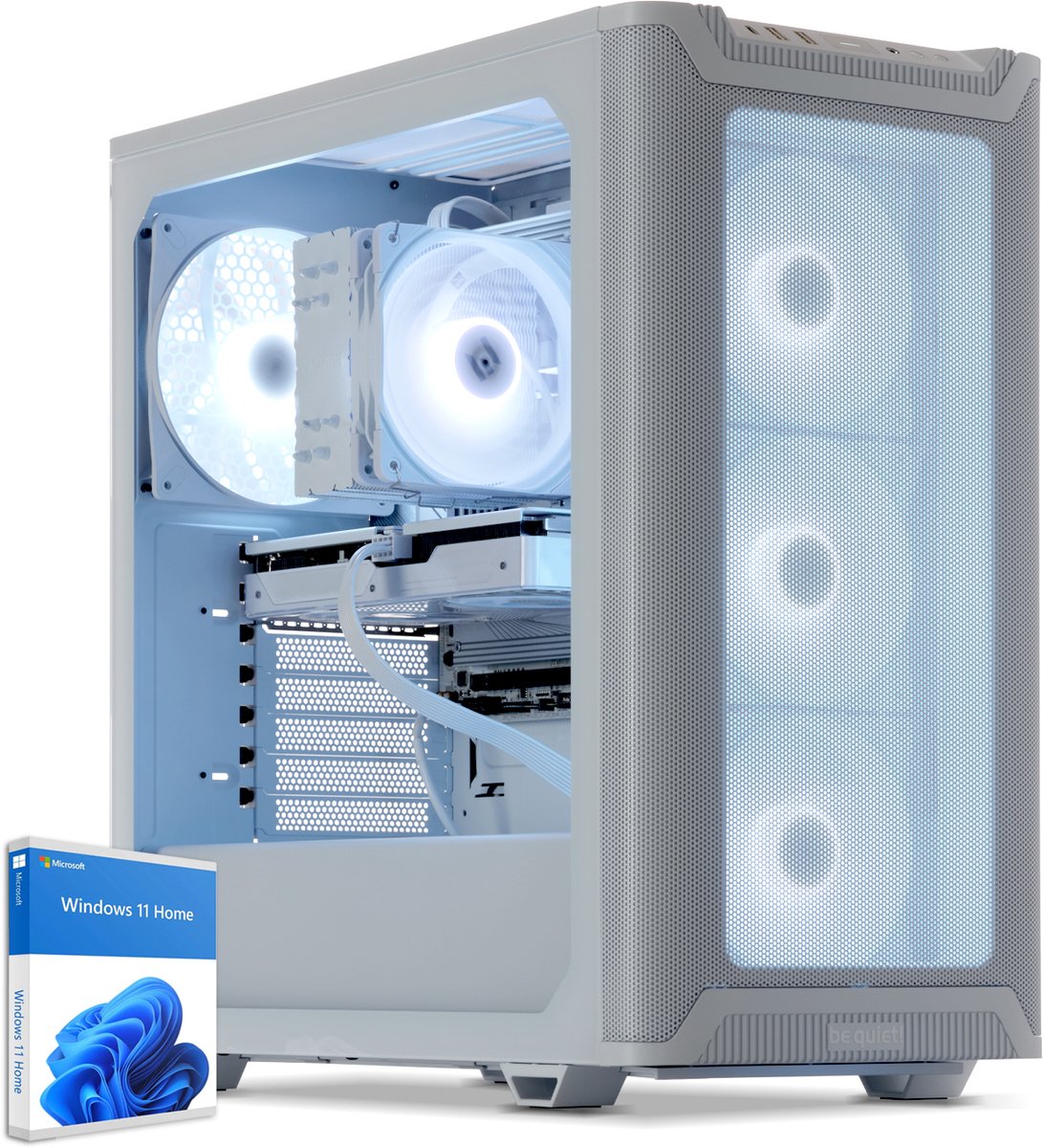 Sedatech Advanced Gaming PC Premium White Edition • AMD Ryzen 7 7700X 8x 4.5GHz • Geforce RTX5080 • 32Gb DDR5 • 2Tb SSD M.2 • WiFi • Bluetooth, USB C • Windows 11 • Desktop computer