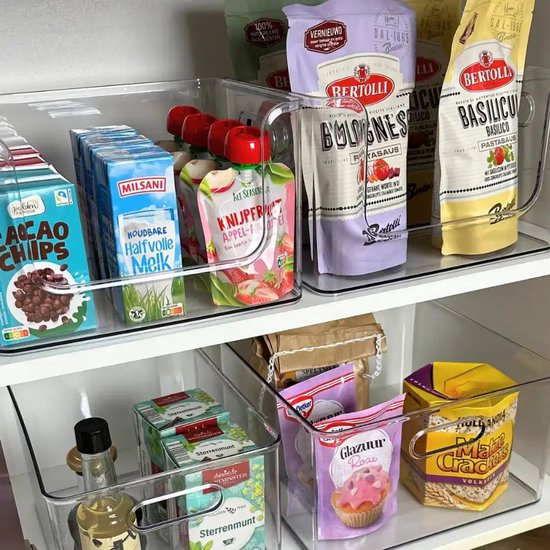 So Clever Boîte de rangement Medium Open Classic Clear - Transparent - Sans BPA