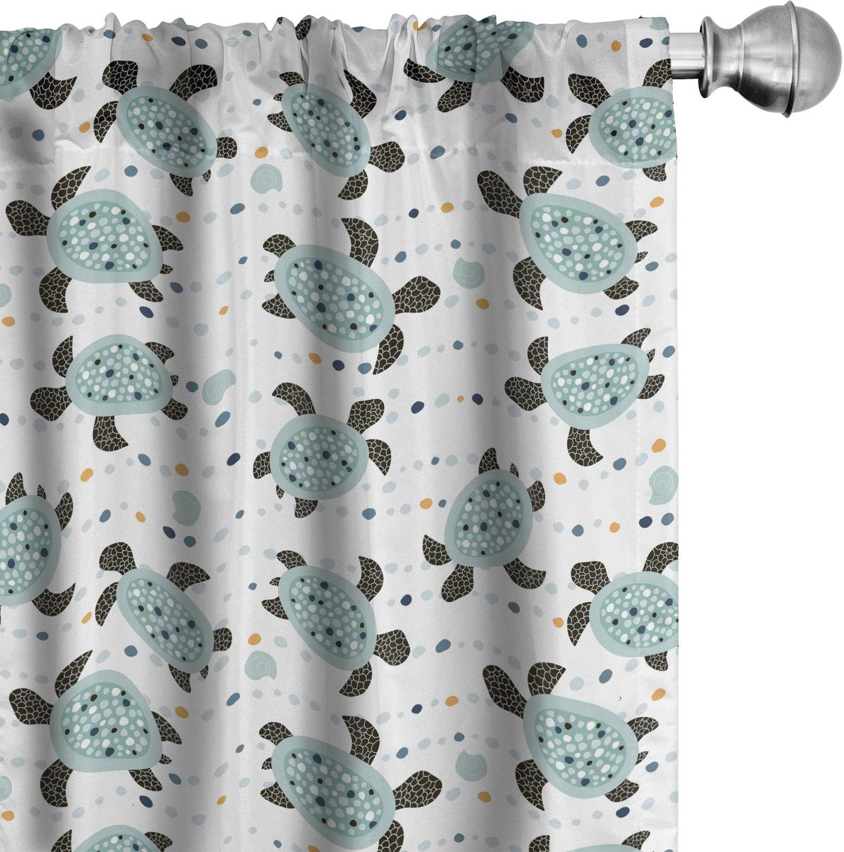 ABAKUHAUS Aboriginal – Voorhangen 2x75x225 cm – Microvezel – Kadettblauw Kadett-blauw