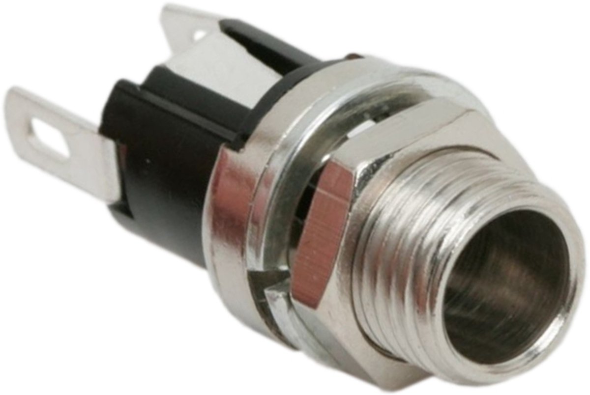 5x DC Aansluitbus 5.5×2.5 mm – DC Socket Metaal – Montage Connector – Voeding Aansluiting – 5 Stuks [05158]