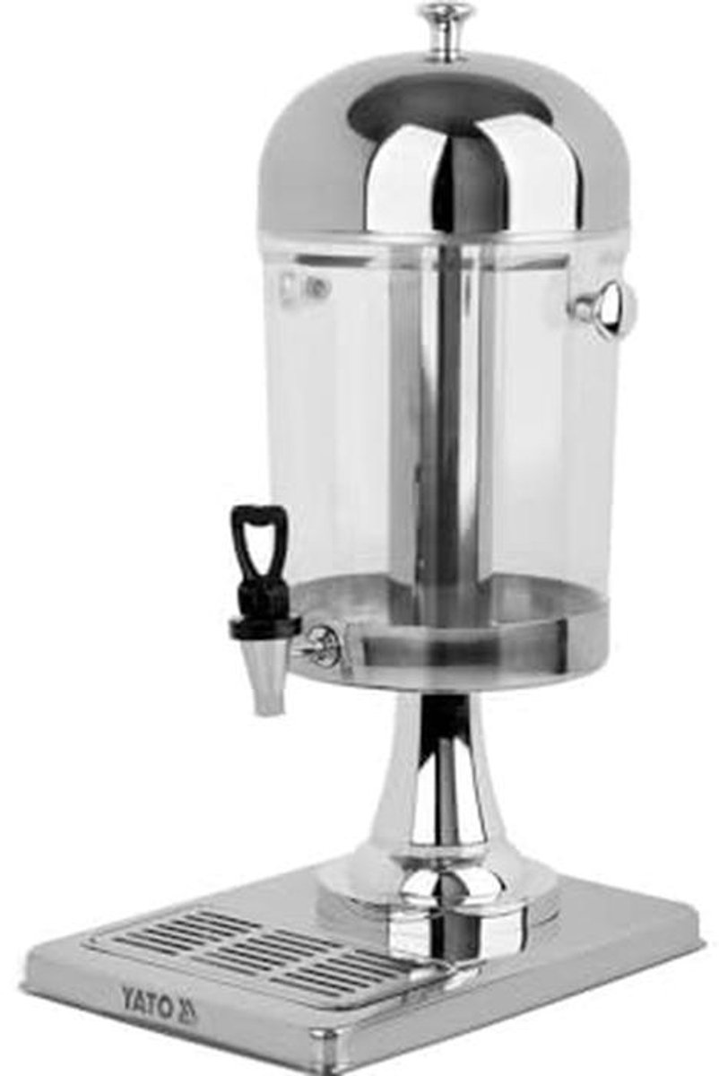 Professionele 8 liter sapdispenser met koeling en afdruipsysteem