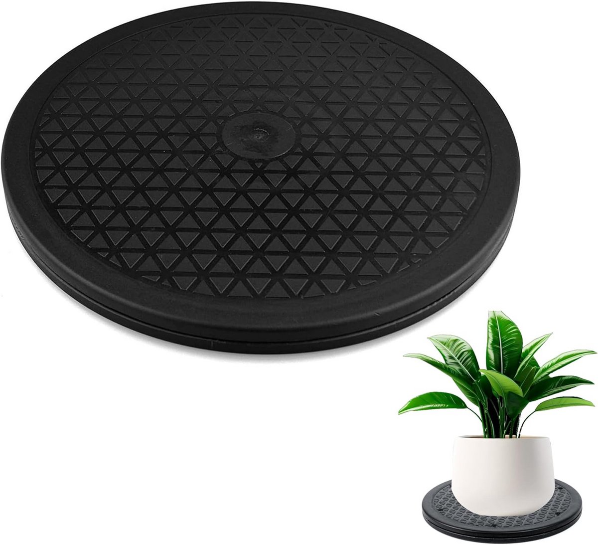Draaitafel van 25 cm - 360 Graden Rotatie en Multifunctioneel Gebruik voor TV, Monitoren en Keukenapparaten