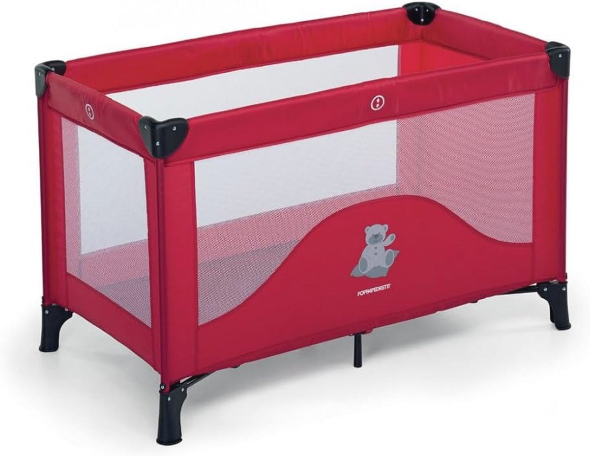 Vouwbaar Reisbed met Extra Ventilatie en Stabiliteit voor Kinderen
