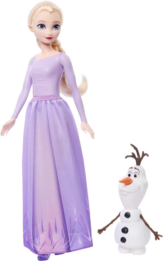 Mattel Disney Frozen Arendelle Elsa & Olaf Doll & Figure, 3 jaar, 300 mm van Mattel — afbeelding 3