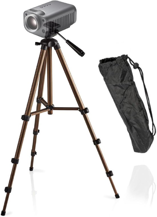 Projector Statief Verstelbaar 40-134 cm – Beamer Standaard Tripod Lichtgewicht Opvouwbaar 2 kg Draagvermogen