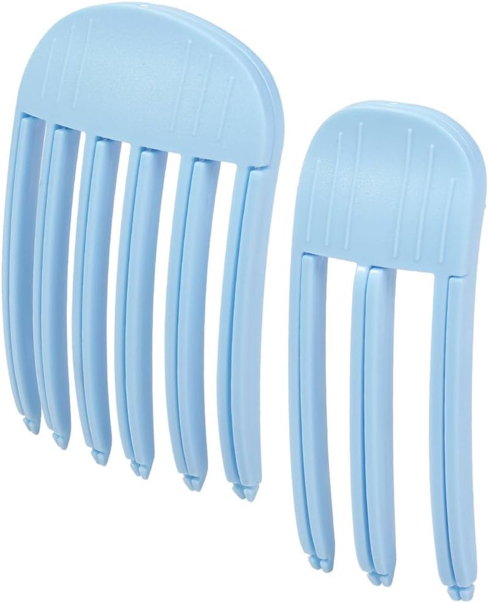 2pcs haarclip volume clip voor haarscheiding - haaraccessoires - blauwe kleur