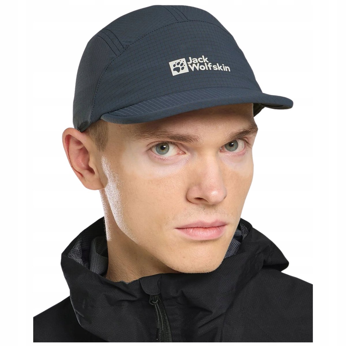 Jack Wolfskin Pet met Klep Lichtgewicht Ademend Trekking Blauw