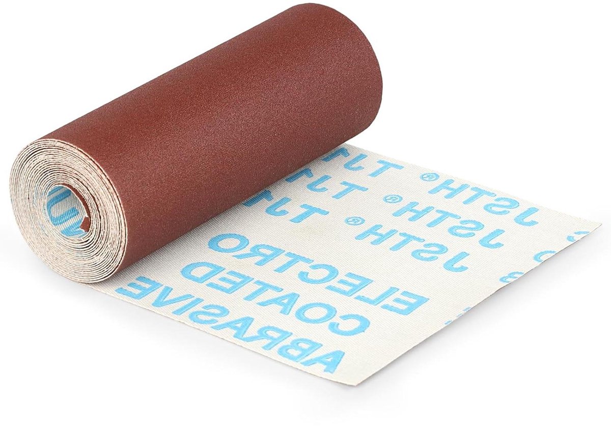 CSGoods - 115mm Schuurpapierrollen Korrel 240 voor Hout, Metaal en Staal - 6 Meter