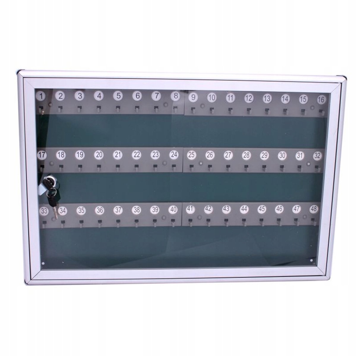 Alubox Sleutelkluis Zilver - 48 Sleutels - 40x555x375mm