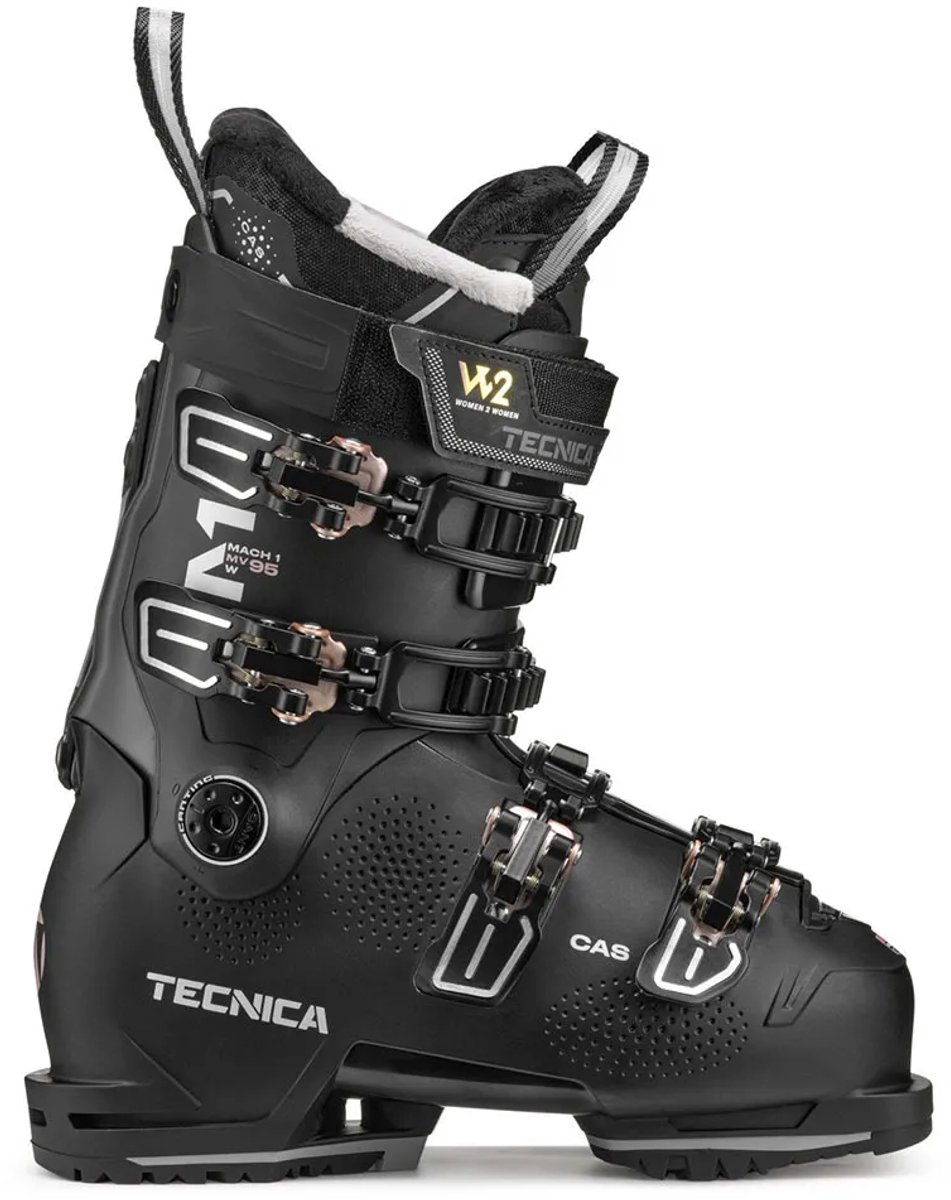 Tecnica Mach1 Mv 95 W Td Gw Alpineskischoenen Voor Dames Zwart 24.0 Vrouw