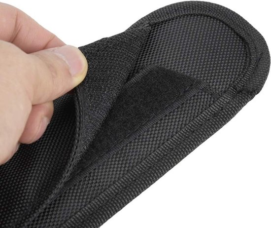 Schouderkussen - Schouderkussen Tas - Antislip - Zachte Kussen - Schouderriem Kussens Voor Reis Tas - Gitaarriemen - Camera (Zwart) — afbeelding 5