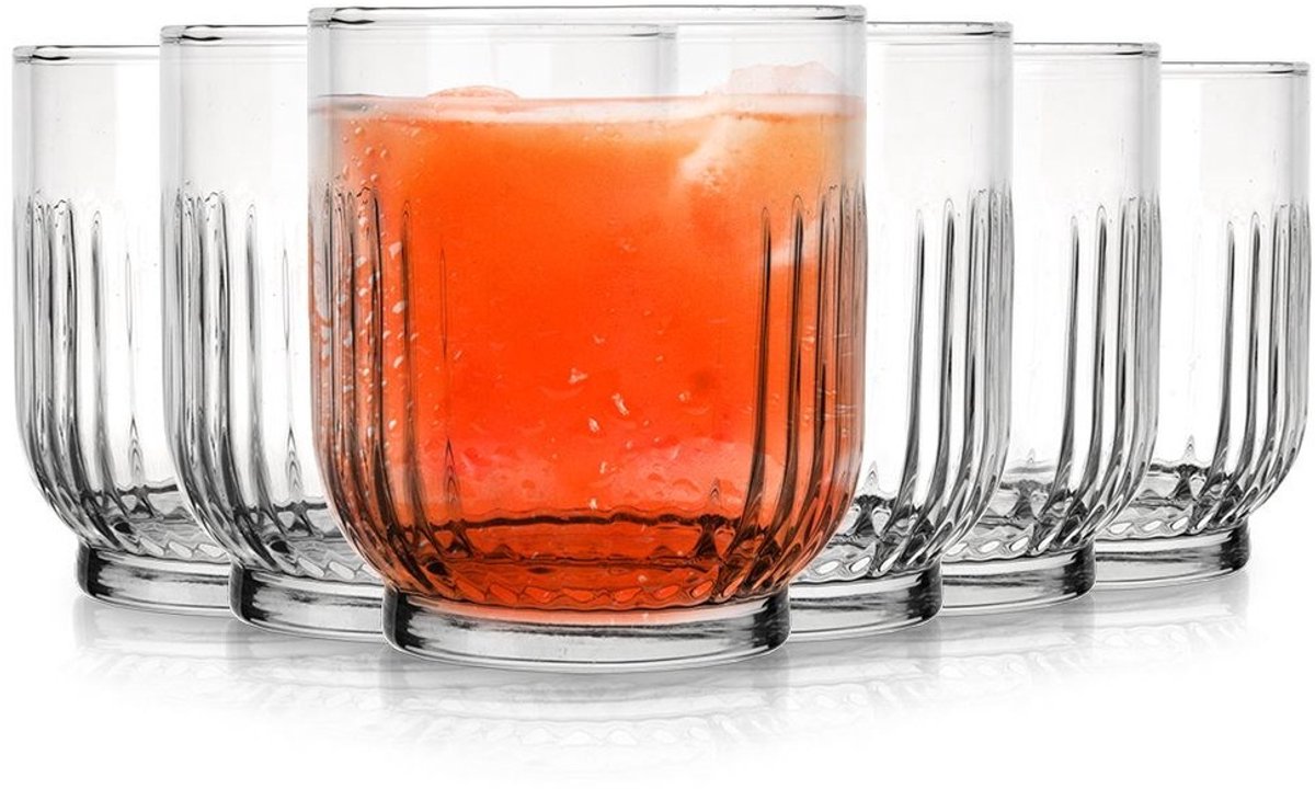 Orion - Longdrinkglas - 300 ml - Set van 6 - Glas - Vaatwasserbestendig
