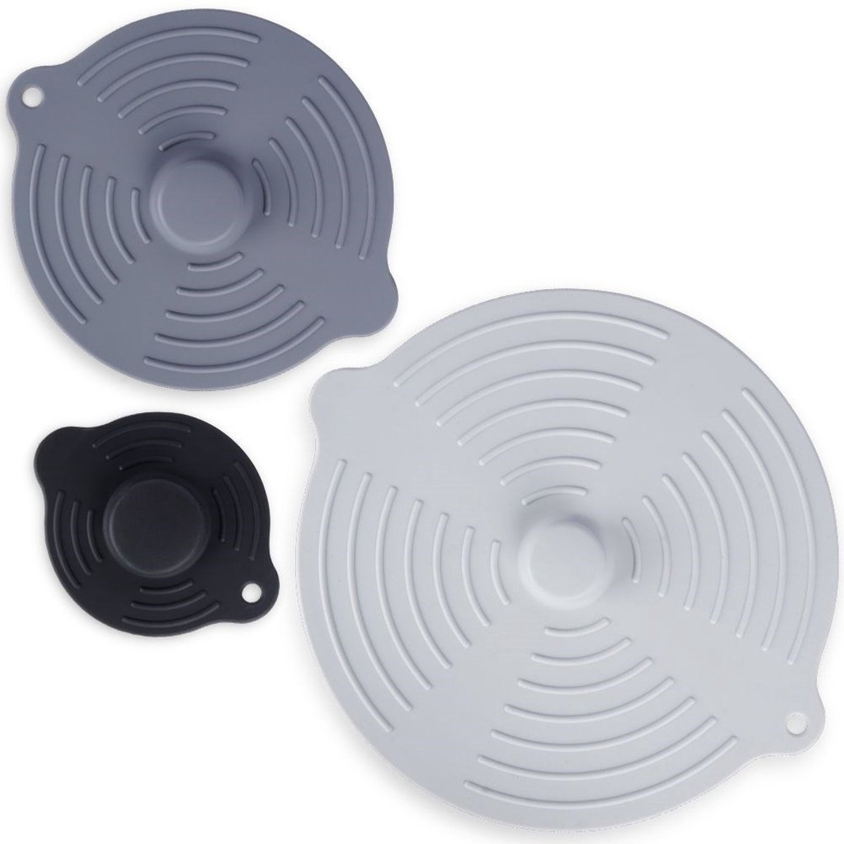 alpina Siliconen Zuigdekselset - 3 Stuks - ⌀12/20/28 CM - Siliconen