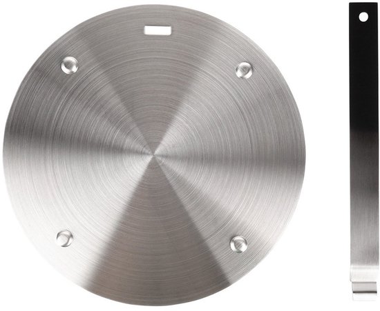 Orion - Inductieplaat - Roestvrij Staal - 20 cm - Afneembare Handgreep van Merkloos — afbeelding 3