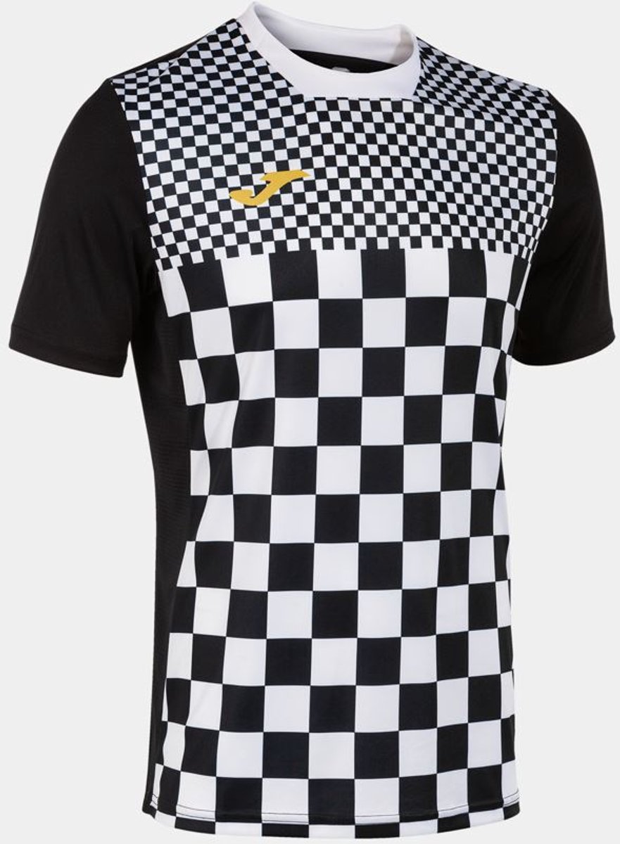 Joma Flag Iii T-shirt Met Korte Mouwen Wit,Zwart XL Man