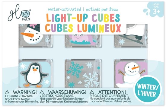 Glo Pals Light Up Sensory Toy Badspeeltje Party Pal Character | De Gele Flamingo