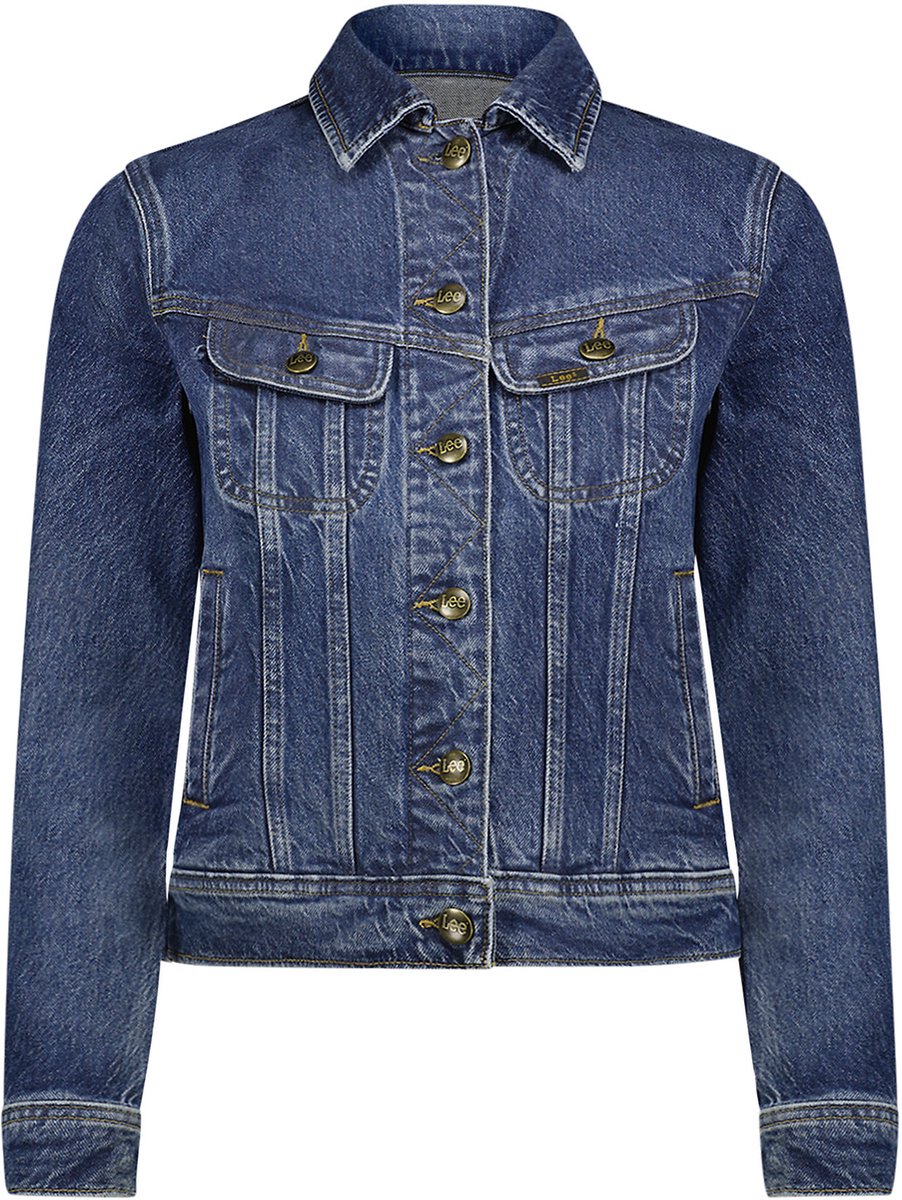 LEE RIDER JACKET CLASSIC INDIGO REGULAR DAMES Blauw
