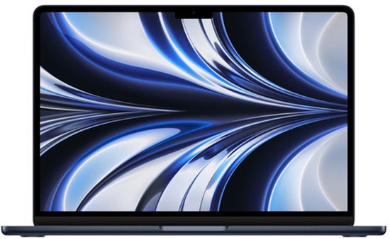 MacBook Air 13" 2022 M2 3,5 Ghz 8 GB 256 GB SSD Middernacht - Apple - Hoofdafbeelding