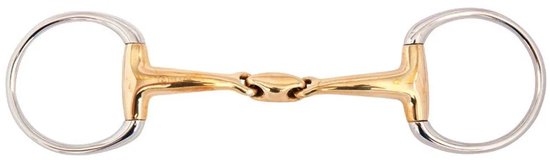 BR Mors bout à bout Soft Contact double brisure 16mm. 12.5 Or