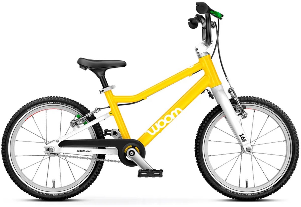 Woom Go 3 16´´ Fiets Geel Jongen