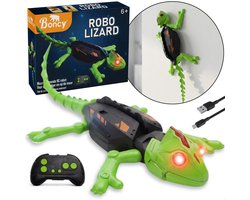 Boncy® Bestuurbare RC Auto – Robot Speelgoed Binnen – Muurklimmende Gekko – Bestuurbaar Dino Car – Afstandbestuurbaar Dinosaurus Speelgoed voor Jongens & Meisjes – Kinderspeelgoed 3 4 5 6 8 10 + Jaar – Kinder Peuter Spellen Cadeau Kind