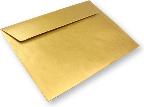 Enveloppe papier couleur A5 / C5 Or | bol