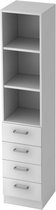 Wandkast - Wit - 40,6 x 42 x 200,4 cm - Signa G 7600 CE