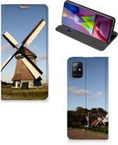 Mobiel Bookcase Geschikt voor Samsung Galaxy M51 Smart Cover Molen