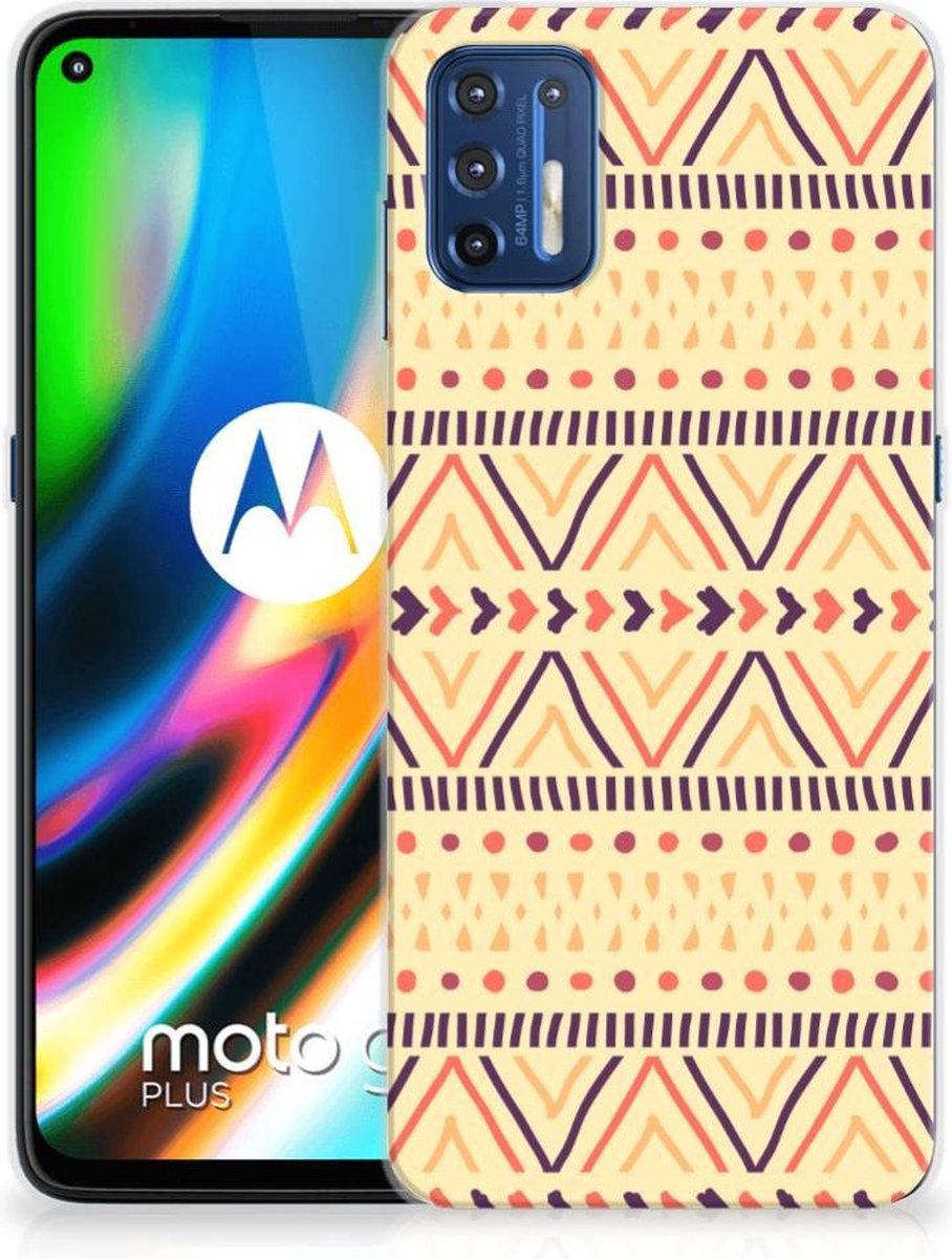 Motorola Moto G9 Plus TPU bumper Aztec Yellow
