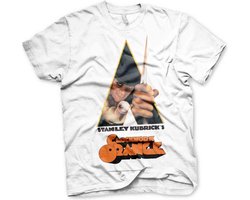 A Clockwork Orange Heren Tshirt -XL- Poster Wit
