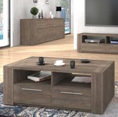 Trasman - Salontafel - Bruin - 120x60x45 cm