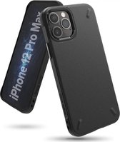 Ringke Onyx Backcover iPhone 12 Pro Max hoesje - Zwart