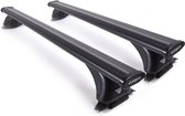 Farad Dakdragers - Subaru Forester vanaf 2013 - Open Dakrail - 100kg Laadvermogen - Aluminium - Wingbar - Luxset - Zwart