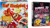 Spellenset - Bordspel - Stef Stuntpiloot & Dubbel zo Clever