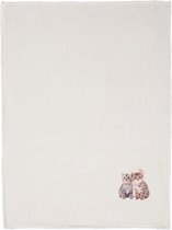 Clayre & Eef Plaid 130*160 cm Meerkleurig Polyester Rechthoek Katten Deken Kleed Dekentje