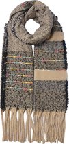 Juleeze Wintersjaal Dames 68*185 cm Grijs Polyester Wintershawl Sjaal