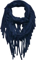 Clayre & Eef sjaal 40x150cm blauw