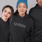 King / Queen Hoodie Origin (Queen - Maat XS) | Koppel Cadeau | Valentijn Cadeautje voor hem & haar