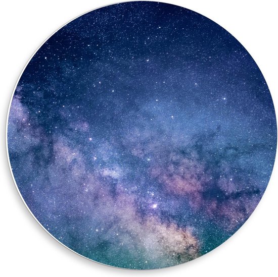 Cercle Mural Forex - Galaxy Air - 50x50cm Photo sur Cercle Mural (avec système d'accrochage)