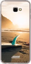 6F hoesje - geschikt voor Samsung Galaxy J4 Plus -  Transparant TPU Case - Sunset Surf #ffffff