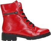 Rieker dames veterboot - Rood - Maat 37