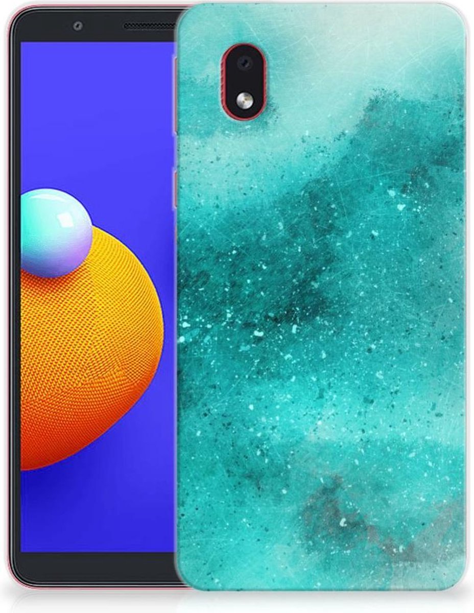 Hoesje maken Samsung Galaxy A01 Core Painting Blue