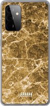 6F hoesje - geschikt voor Samsung Galaxy A72 -  Transparant TPU Case - Gold Marble #ffffff