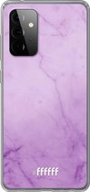6F hoesje - geschikt voor Samsung Galaxy A72 -  Transparant TPU Case - Lilac Marble #ffffff