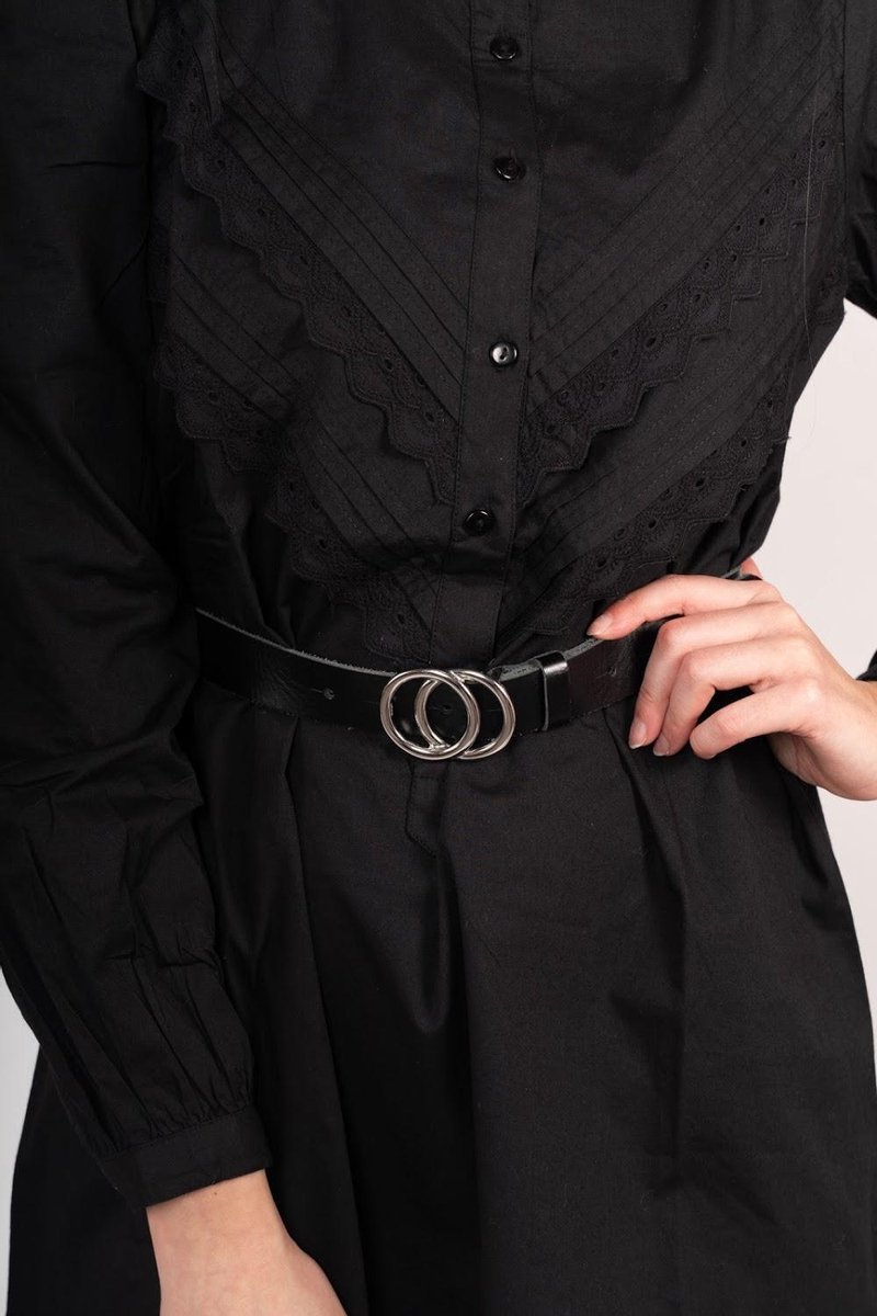 Mode Jurken Mini-jurken Jacqueline de Yong Mini-jurk wit-zwart feest stijl 