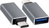 EFORYOU USB-C naar USB-A adapter voor MacBook & iPad Pro (2018 / 2020 / 2021) / Air 2020 / 2022 & Samsung Galaxy e.d.