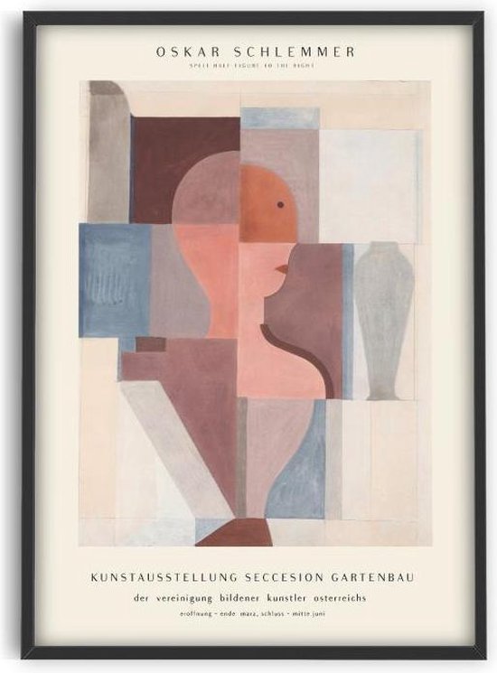 Oskar Schlemmer - Split Figure - 50x70 cm - Art Poster - PSTR studio