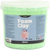 Foam Clay®, groen, glitter, 560gr
